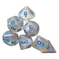 thumbnail image 1 of Juego de dados poliédricos de 7 piezas Zulema Azul, 1 of 8