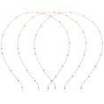 thumbnail image 4 of Chok 3 Pcs Chaînes en Or Rose pour Lunettes pour Femmes Empêchent les Chutes de Lunettes, 4 of 8