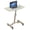 Maple,Standard - 15'' x 25'',Rectangular, variant on Laptop Rolling Cart Mobile Height Adjustable - Black - 28-33" Height - Standing Desk Converter - Small Space Workstation - Home Office Laptop Stand