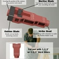 thumbnail image 3 of Door Latch Installation Kit Help Remove Material to Install Door Latch for Clean, Accurate Professional Installation, Door Latch Tool for Use with 1-3/4" or 1-3/8" Thick Door, 3 of 5