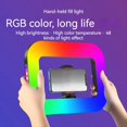 thumbnail image 5 of Anillo de Luz RGB para Fotografía, Luz de Selfie Recargable, Video en con Teléfono Portátil, Luz de Relleno de Jaula de Conejo para Estudio de Maquillaje, 5 of 5
