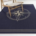thumbnail image 4 of Rozsa Nautical Compass Area Rug, 4 of 5