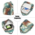 thumbnail image 5 of Quilted Backpack Fashion Backpack 10.23*5.11*12.59 Inch Women's Fashion Backpack Picnic Shopping Travel Out Sports backpack Cute Dogs and Butterflies, 5 of 7