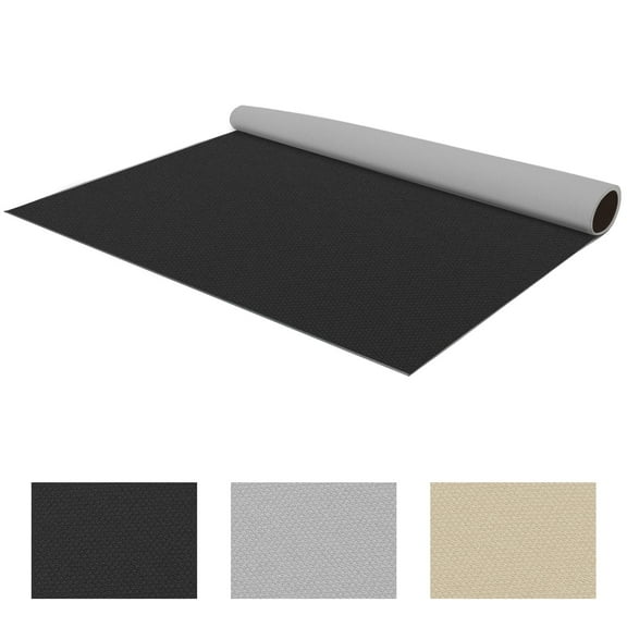 FANOTEK Auto Headliner Replacement Fabric Polyester Foam Backing for Car/Truck/SUV/RV Roof, Tube Packaging - Home Repair/DIY Headliner Material 40*60in,Black