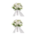 thumbnail image 4 of Toystoory Ramo De Novia Hecho A Mano Con Exquisitas Flores Artificiales Magníficos Ramos Type1 NO1, 4 of 6