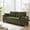 Green, variant on 78" Corduroy Minimalist Loveseat Sofa Bed, Oversized Sectional Sofa with USB Ports, Modular Sectional Chaise Sofa with Cup Holders for Living Room and Apartment, Gray