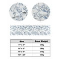 thumbnail image 6 of Xipuska Blue White Spring Floral Bed Runners for Queen Size Bed, Decorative Bed Throws for Foot of Bed, Summer Botanical Birds Bed Runner Sofa Throw Bedding Scarf Protector Slipcover/Hotel, 6 of 6