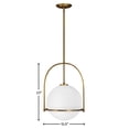 thumbnail image 6 of 3405HB Hinkley Lighting Somerset - 1 Light Large Pendant in Transitional Style - 15.5 Inches Wide by 23 Inches High-Heritage Brass Finish, 6 of 17