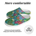 thumbnail image 6 of Wukai Turtles Print Women's Indoor Bedroom Slipper Slip On Shoes, Unisex House Shoes with Anti-Skid Sole for Men, Gift for Women Men-37/38, 6 of 7