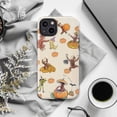 thumbnail image 6 of Cute Halloween Curious Monkey Phone Case, Fall Pumpkins & Costumes Playful Autumn Scene Protective Cover for iPhone 16 15 14 13 12 11 Pro Max Plus Mini, 6 of 6