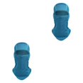 thumbnail image 3 of pitrice Outdoor Riding Hooded Headgear Drying Elastic Headscarf Multifunction Breathable Dust Mask Face Cover lake blue 2Set, 3 of 5