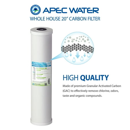 

APEC 20 Whole House High Flow GAC Carbon Replacement Water Filter (FI-CAB20-BB)