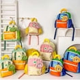 thumbnail image 3 of FUZHIQ Color Block School Backpack with Cartoon Pendant for Ages 3rd 4th 5th 6th Grade Multi Pockets Bookbag Elementary Middle Back to School, 3 of 8