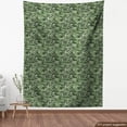 thumbnail image 3 of Forest Green Fabric by the Yard, Abstract Pattern in Green Shades Camouflage Classical Uniform Illustration, Decorative Upholstery Fabric for Sofas and Home Accents, 5 Yards, Multicolor by Ambesonne, 3 of 4