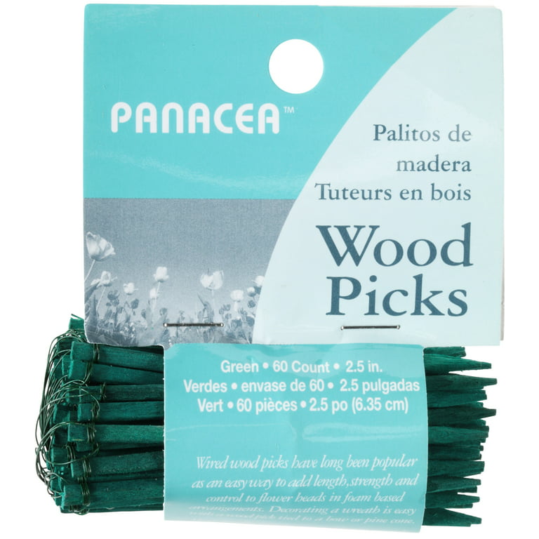 New 1 Pack CRESCENT Wood Floral Stems (6 Count Per Pack)