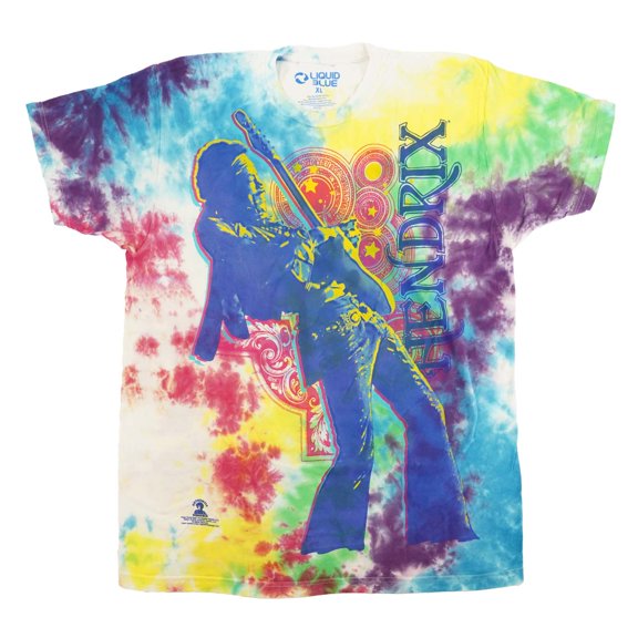 Jimi Hendrix Men's Electric Lady Tie Dye T-shirt Small Multi