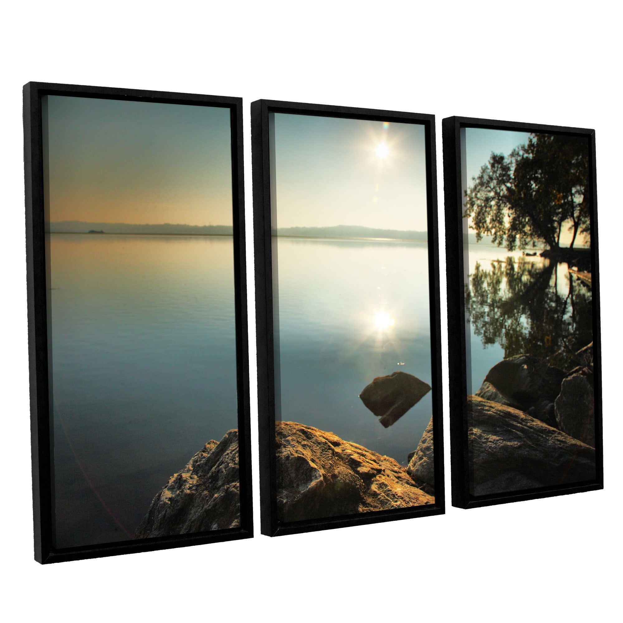 ArtWall Steve Ainsworth "Starting Over" 3-Piece Floater-framed Canvas Set