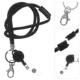 thumbnail image 1 of unbranded Lanyard Negro Con Carrete Retráctil Resistente Para Uso Diario Con Soporte Para Tarjetas, 1 of 8