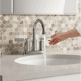 thumbnail image 3 of Kohler Aderlee 1.2GPM Center-Set Bathroom Sink Faucet, Polished Chrome, 3 of 5