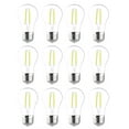 thumbnail image 2 of (12 bulbs) GE classic LED A15, 3.5 watt, 300 lumen 40 watt replacement, Dimmable, medium base, soft white 2700K Ceiling Fan Light bulb, 2 of 3
