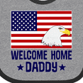 thumbnail image 4 of Inktastic Military Homecoming Welcome Home Daddy Boys or Girls Baby Bib, 4 of 4