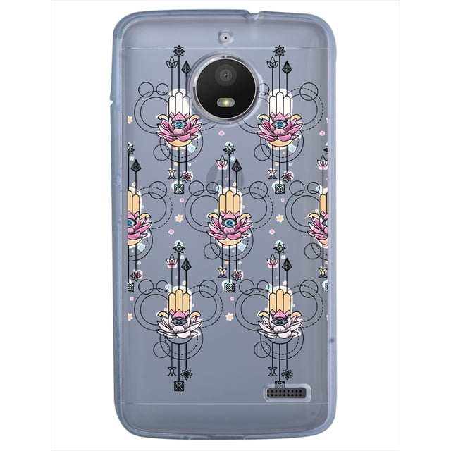 Funda para Motorola Moto E4 con diseño de Mano de Fatima Patron InstaCase Serie Mano de Fatima Antigolpes