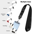 thumbnail image 3 of Cordón para teléfono MoKo Universal Clip and Go con cartera, color negro, 3 of 7