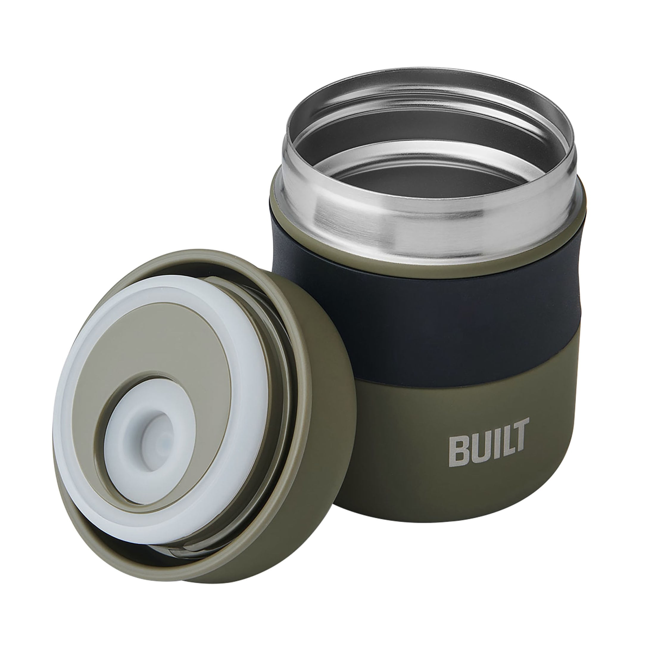 (2 pack) BUILT 10 oz Double-Wall Vacuum Insulated Food Jar, Sage Green
