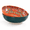 Green+Orange1, variant on Blue Large 78 Oz Ceramic Serving Bowl For Salad, Pasta, Fruit And Dinner Dishes