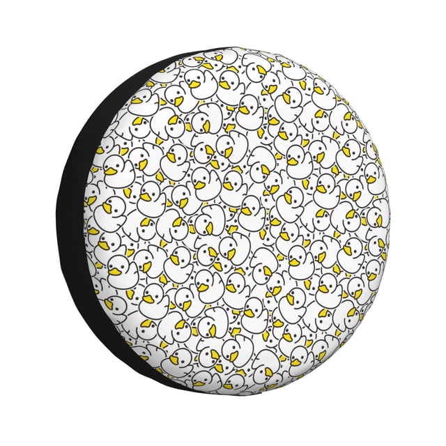 Fotbe Ducky Funda de Llanta de Repuesto con Estampado, Engrosada, Ajuste Universal para Jeep, Remolque, RV, SUV, Camión-15 inch