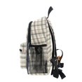 thumbnail image 4 of FORMRS Kids School Backpack with Front Zippered Pocket 12" Student Travel Daypack, Beige Plaid Pattern, 4 of 6