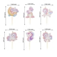 thumbnail image 2 of Arthsdite Decoraciones para cupcakes de unicornio 24 piezas para cumpleaños, 2 of 7