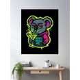 thumbnail image 2 of Toxic Koala – Don’T Touch Me Vibes Poster Wall Art, Modern Wall Decor, 16x24 UNFRAMED, 2 of 2
