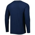thumbnail image 3 of Men's Concepts Sport Navy Atlanta Braves Inertia Raglan Long Sleeve Henley T-Shirt, 3 of 3