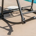 thumbnail image 7 of BELLEZE Bungee Suspension Zero Gravity Chair Folding Rocking Chair One Head Pillow Outdoor House Dark Grey, 7 of 7