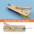 thumbnail image 2 of Máquina Lineal con Estructura Retráctil Repetida de Biela, Motor Lineal Alternativo, Pequeño Invento, Conjunto Científico., 2 of 5