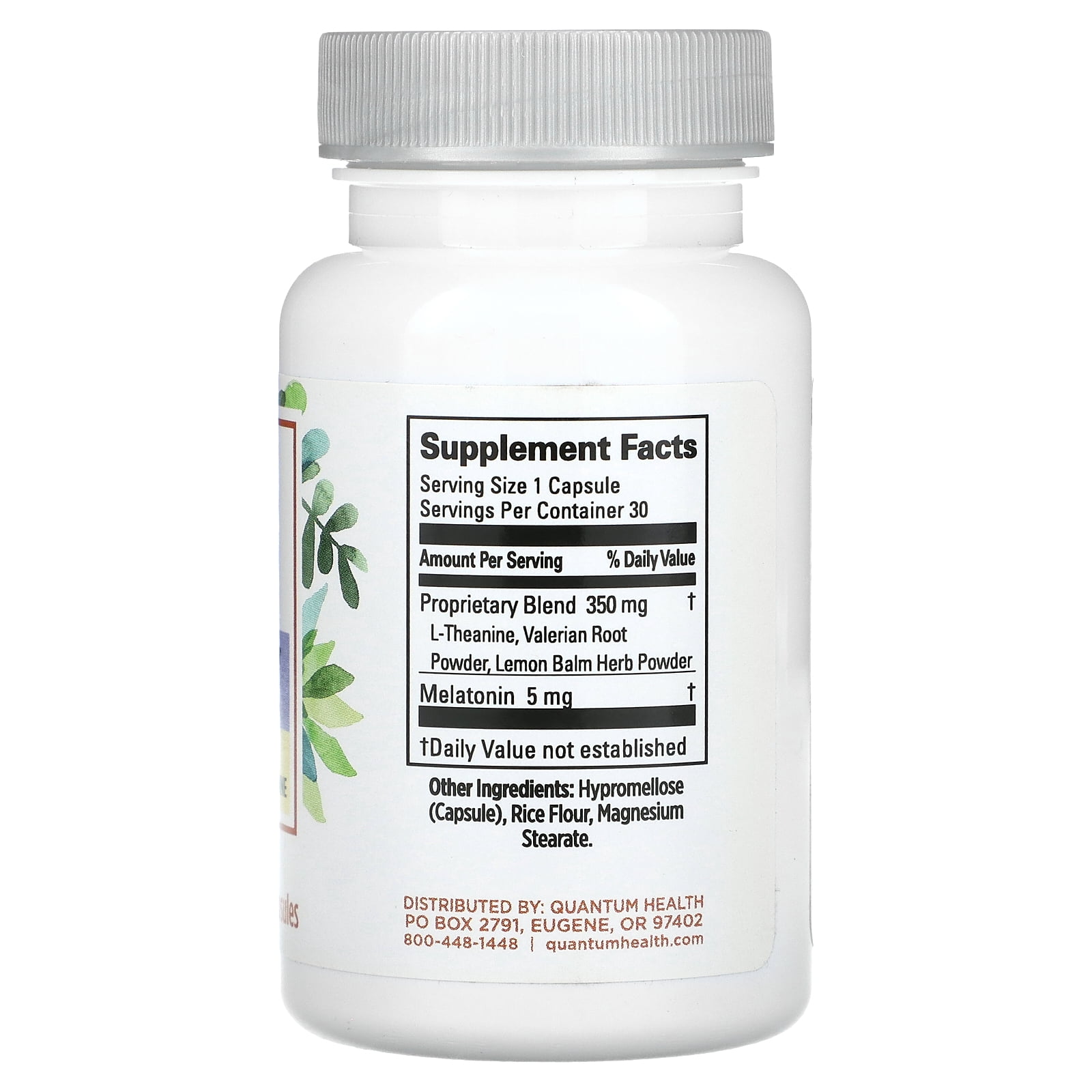Quantum Health Sleep, Melatonin, 30 Capsules