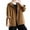 Khaki, variant on Women's Shawl Collar Sweater Oversized Cardigan Open Front Fall Winter Cropped Knit Sweater Jacket Black M