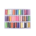 thumbnail image 1 of Mezclados, 150 yardas, kit de hilo de poliéster para coser, fuertes máquinas de mano para el hogar, cordones de bordado 39 colores Inevent HA1137-00B, 1 of 6