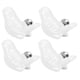 thumbnail image 4 of Perillas para cajones, juego de 4 tiradores para gabinetes con forma de pájaro, perillas para gabinetes ultra sensibles, 4 of 12