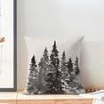 thumbnail image 3 of Watercolor Black Tree Pillow Covers 18 X 18 Inch Set of 2, Nature Themed Christmas Winter Throw Pillow Covers Rustic Forest Pillowcase Decor for Couch Sofa Home Outdoor, 3 of 6