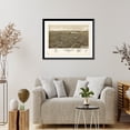 thumbnail image 4 of Historic Framed Print, WI Waupun 1885 MAP, 17-7/8" x 21-7/8", 4 of 9
