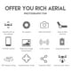 thumbnail image 3 of 3.7V 1800mAh Airplane 4K Dual Camera RC Air Plane para niños (Gris 2Len 1Battery) Wdftyju libre de BPA, 3 of 9