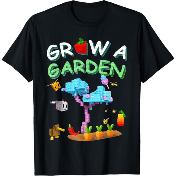 Velto Grow A Garden - Candy Blossom Design Candy Grow Unisex T-Shirt Fullsize S-5XL Shirt