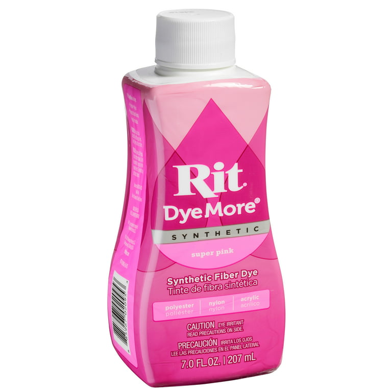Rit DyeMore for Synthetics, Super Pink, 7 fl.oz.