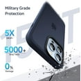 thumbnail image 2 of Designed for iPhone 13 Pro Case, [Support Wireless Charging] Soft Silicone Slim Anti-Scratch Phone Case for iPhone 13 Pro 6.1 inch, Blue, 2 of 7