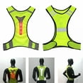 thumbnail image 2 of BESTSKY 1PCS LED Reflective Running Vest, High Visibility Warning Lights for Runners, Adjustable Elastic Safety Gear Accessories for Men/Women Night Running, Walking, Cycling/Biking, 2 of 5
