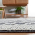 thumbnail image 5 of Safavieh Easy Care Conway Cross Polyester Machine Washable Area Rug, Gray/Ivory, 5' x 8', 5 of 12