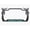 Black/turquoise, variant on I'd Rather Be at The Beach Style Palm Tree Heavy Duty Metal License Plate Frame Personalise/Car Accessories Car Tag Holder Cover (Black/Turquoise)
