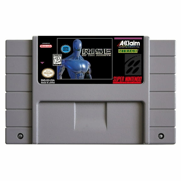 SNES Games Cartridge Rise of the Robots